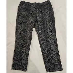 Counterparts Black and Gray Patterned Pantsuit